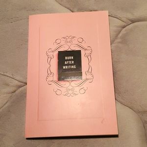 Burn After Writing Book | By Sharon Jones